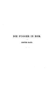 Cover of: Die Fugger in Rom. 1495-1523. by Aloys Schulte