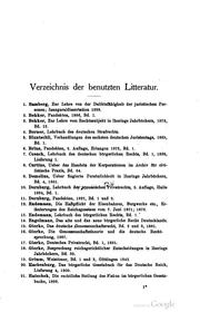 Cover of: haftung der juristischen personen aus unerlaubten handlungen, nach gemeinem recht und Bürgerlichem gesetzbuche.
