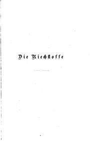 Cover of: Riechstoffe.