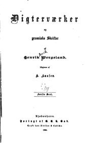 Cover of: Digterværker og prosaiske skrifter af Henrik Wergeland.