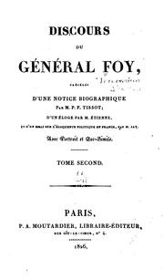 Cover of: Discours du général Foy by Foy, [Maximilien Sebastien] comte