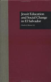 Cover of: Jesuit Education and Social Change in El Salvador
