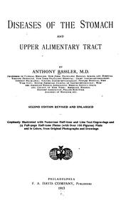 Cover of: Diseases of the stomach and upper alimentary tract by Anthony Bassler