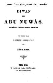 Poems by Abū Nuwās