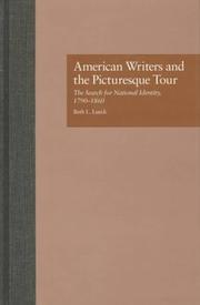American writers and the picturesque tour by Beth Lynne Lueck