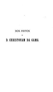Cover of: Dos feitos de D. Christovam da Gama em Ethiopia by Miguel de Castanhoso