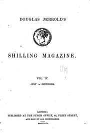 Cover of: Douglas Jerrold's shilling magazine.