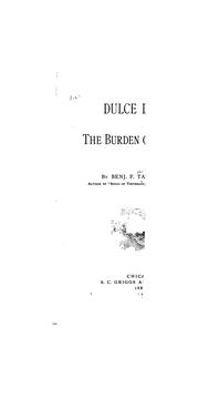 Cover of: Dulce domum