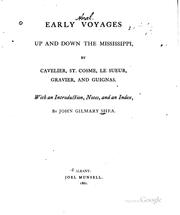 Cover of: Early voyages up and down the Mississippi