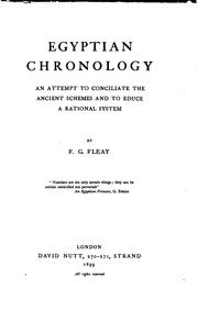 Cover of: Egyptian chronology