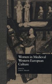 Cover of: Women in Medieval Western European Culture by 