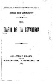 Cover of: El diario de la Covadonga. by Miguel Luis Amunátegui
