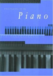 Cover of: Encyclopedia of the piano by edited by Robert Palmieri ; assistant editor, Margaret W. Palmieri.
