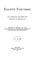 Cover of: Elliptic functions.