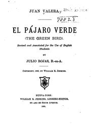 Cover of: El pájaro verde por Juan Valera ...