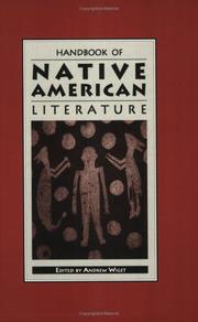 Cover of: Handbook of Native American Literature by Andrew Wiget