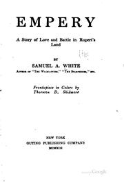 Cover of: Empery: a story of love and battle in Rupert's Land