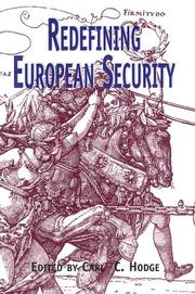 Cover of: Redefining European Security (Garland Reference Library of Social Science)