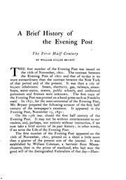 The Evening post hundredth anniversary