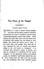 Cover of: The farm of the dagger. by Eden Phillpotts, Eden Phillpotts