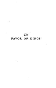 Cover of: favor of kings