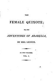 The famale Quixote by Charlotte Lennox