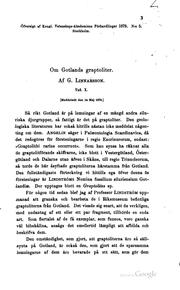 Cover of: Ferskvandsalger fra Novaja Semlja samle de af Dr. Kjellman paa Nordenskiölds expedition 1875. by Nordal Wille