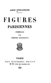 Cover of: Figures parisiennes.