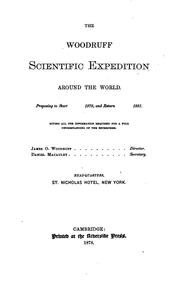 Cover of: Final announcement of the Woodruff scientific expedition around the world.