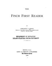 Cover of: The Finch first reader by Adelaide Victoria Finch