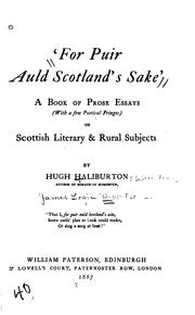 Cover of: 'For puir auld Scotland's sake'