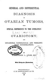 Cover of: General and differential diagnosis of ovarian tumors