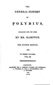 Cover of: The general history of Polybius
