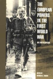 Cover of: European Powers in the First World War by Spencer Tucker