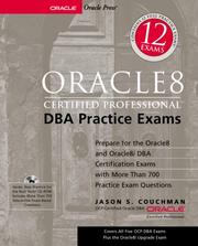 Cover of: Oracle8 certified professional DBA practice exams