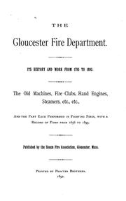Cover of: The Gloucester fire department. by John J. Somes