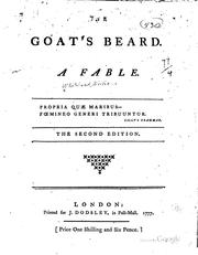 Cover of: goat's beard.: A fable ...