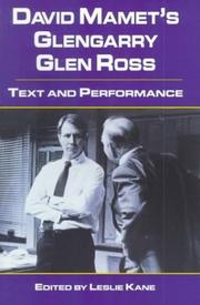 David Mamet's Glengarry Glen Ross by Leslie Kane