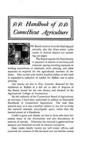 Cover of: Handbook of Connecticut agriculture.