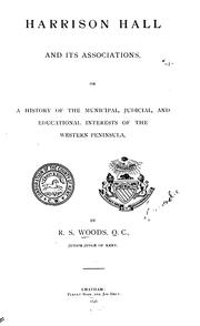 Cover of: Harrison hall and its associations by Robert Stuart Woods