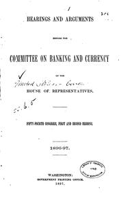 Cover of: Hearings and arguments before the committee ...