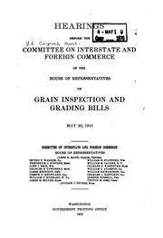 Cover of: Hearings before the Committee on Interstate and Foreign Commerce of the House of Representatives on safety appliances. February 5-6 and 13, 1909.
