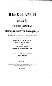Cover of: Herculaneum et Pompéi by Louis Barré