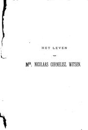 Cover of: Het leven van Mr. by Johan Fredrik Gebhard