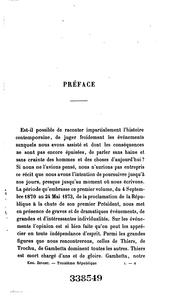 Cover of: Histoire de la troisième république 