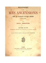 Cover of: Histoire de mes ascensions by Gaston Tissandier