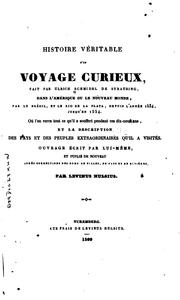 Cover of: Histoire véritable d'un voyage curieux by Ulrich Schmidel