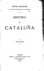 Cover of: Historia de Cataluña ...
