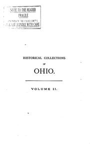 Historical collections of Ohio by Henry Howe