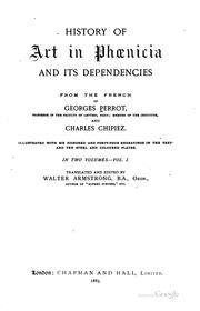 History of art in Phœnicia and its dependencies by Georges Perrot